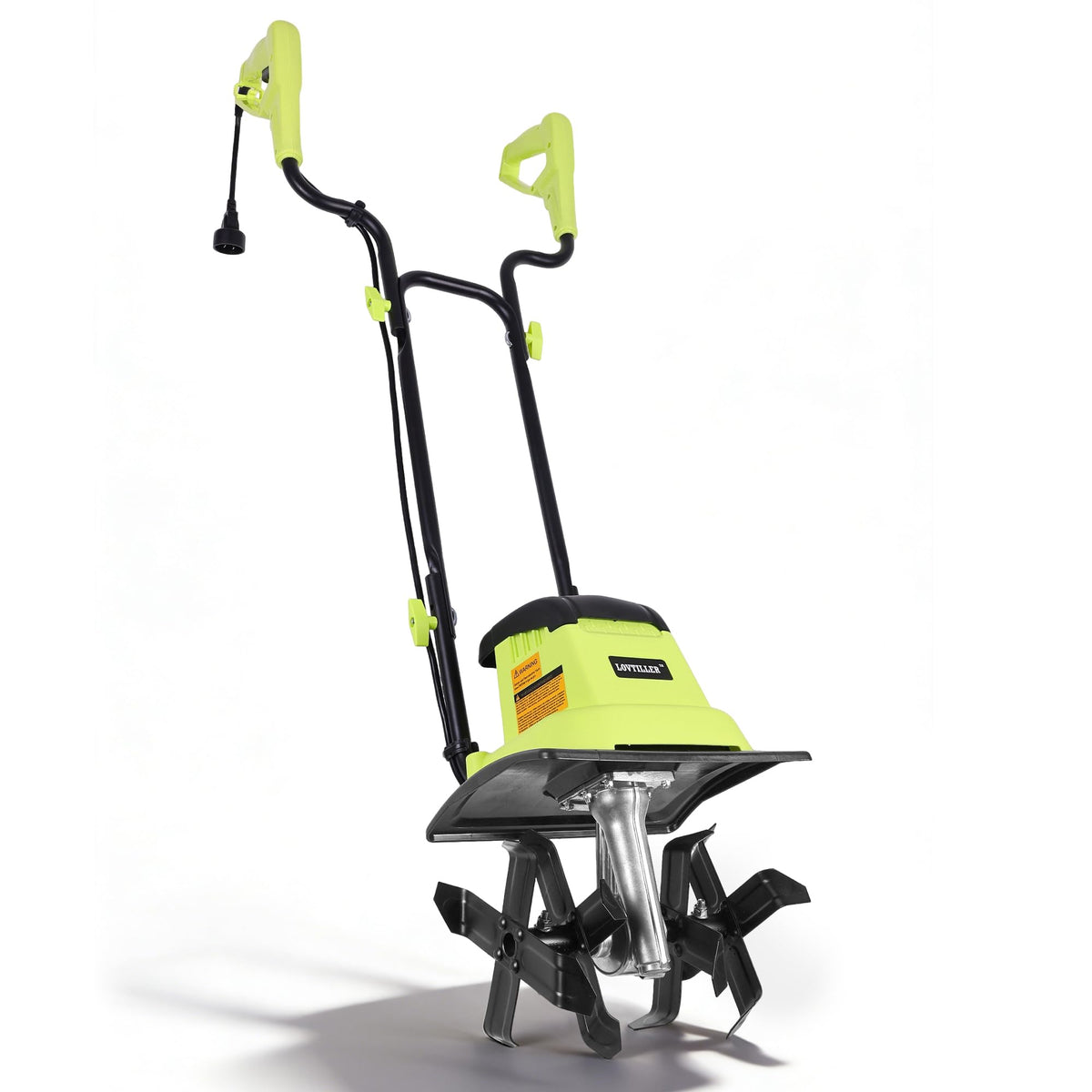 LOVTILLER front view showing compact design and easy handling benefit