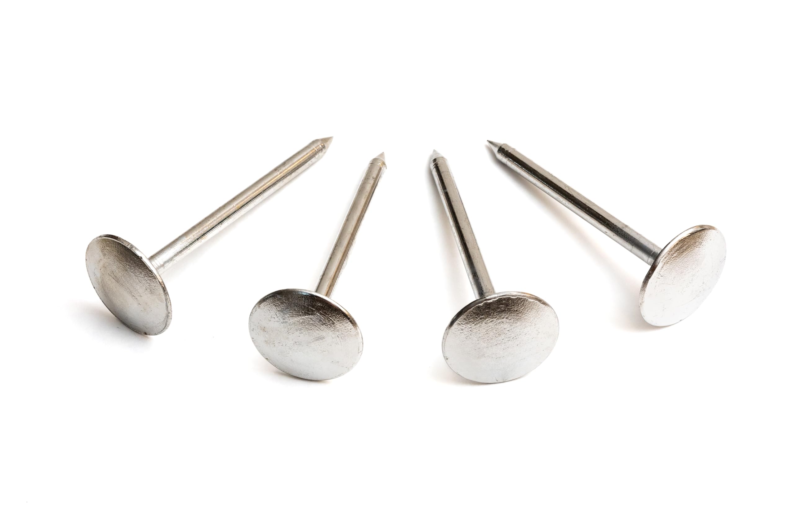 LOW PROFILE SURVEY STAKE front view showing oversized head and solid stainless benefit