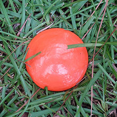 LOW PROFILE SURVEY STAKE close-up side profile, low-profile design prevents snags