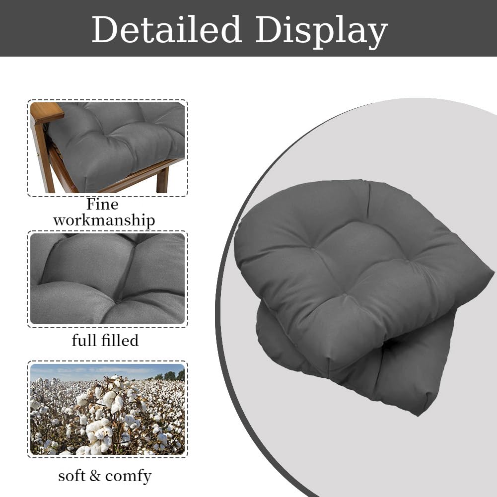 LOWEMN cushion on patio chair demonstrating weather-ready outdoor comfort