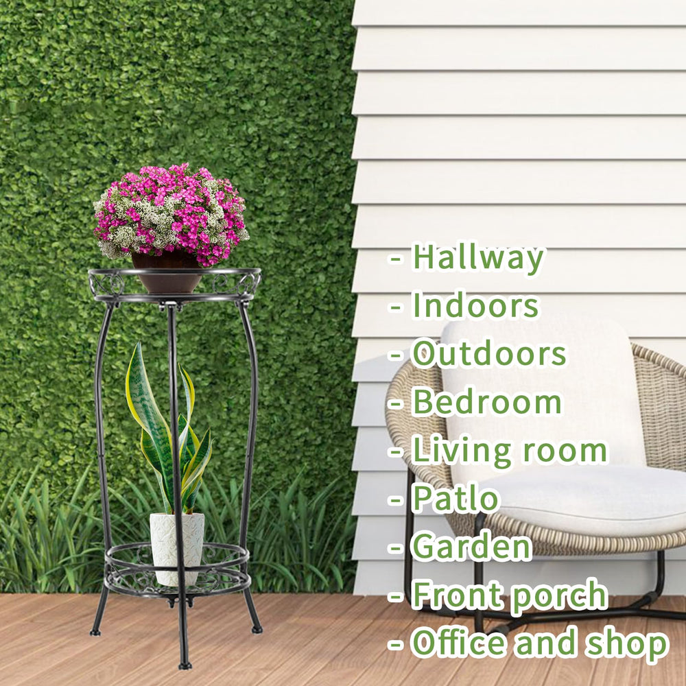 LOYAL TIGER plant stand on balcony displaying plants and saving floor space for outdoor living