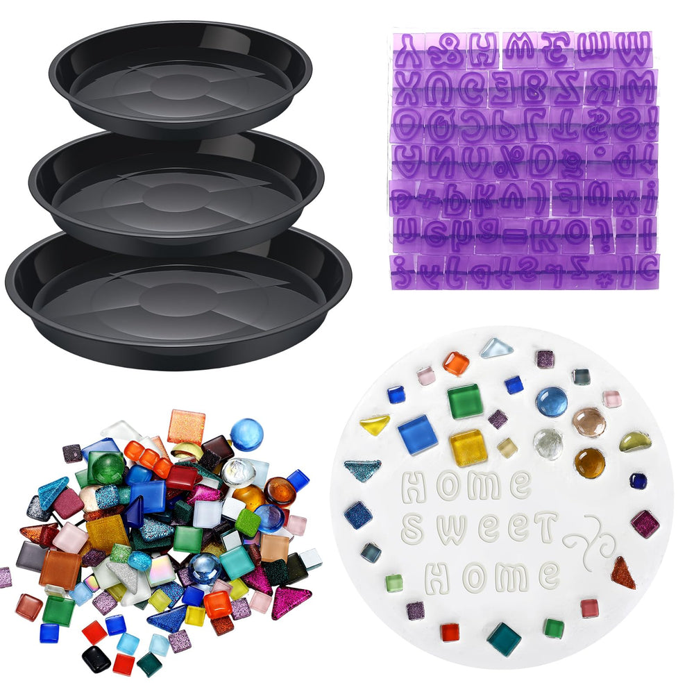 LOYIM kit front view showing molds tiles and stamps for easy project start