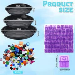 LOYIM three mold sizes side-by-side for scale and layout planning benefit