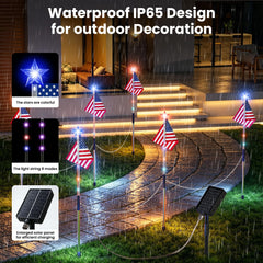 Lphianx fiber-optic detail highlighting bright red white blue effect