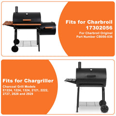 LS'BABQ installed in Char-griller showing improved charcoal containment