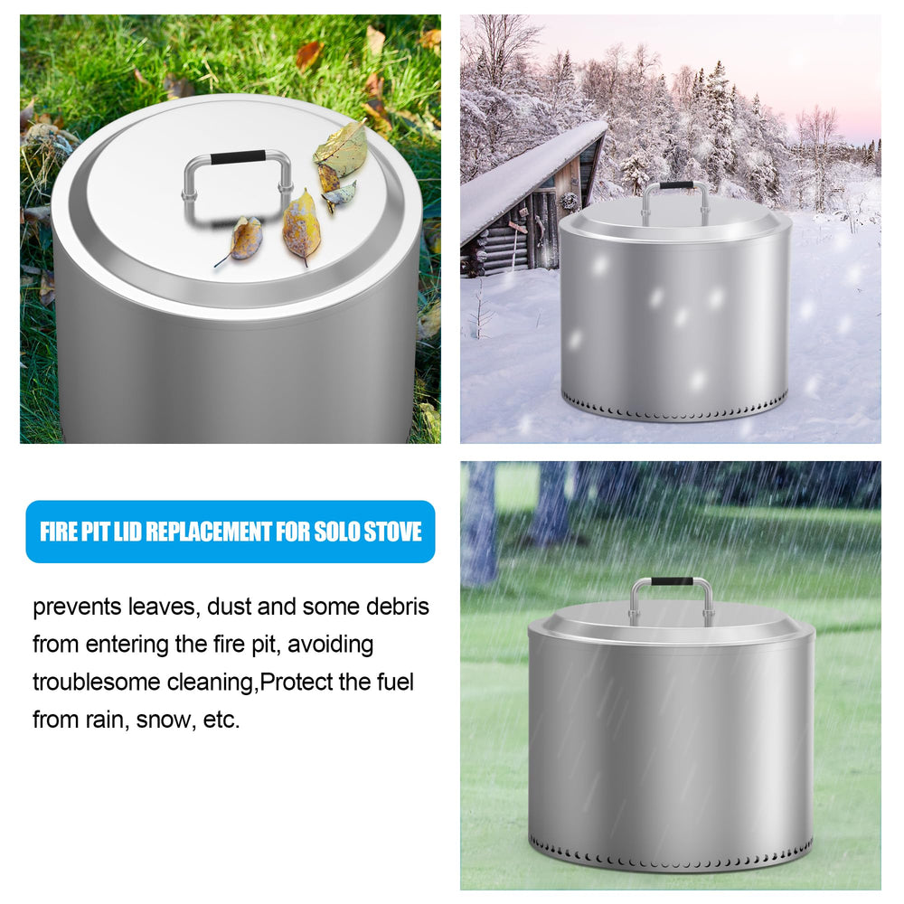 LS'BABQ lid used as tabletop offers stable surface for drinks during gatherings