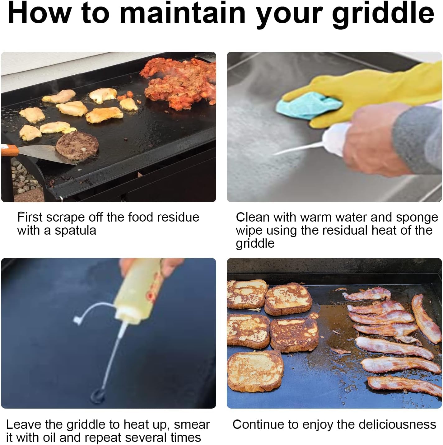 LS'BABQ griddle in outdoor tailgate setting for group cooking