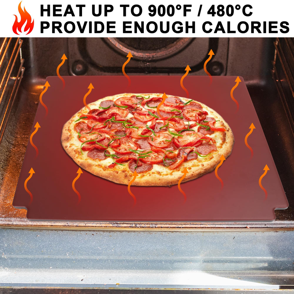 LS'BABQ pizza cooking on stone in grill showing crisp crust benefit
