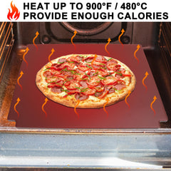 LS'BABQ pizza cooking on stone in grill showing crisp crust benefit
