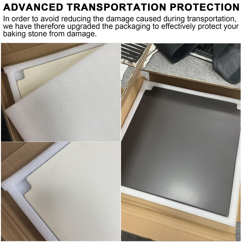 LS'BABQ reinforced packaging protecting stone during shipping benefit