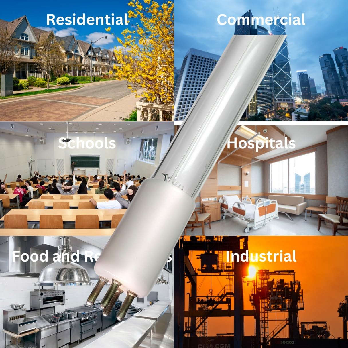 LSE Lighting lamp installed in fixture demonstrating drop-in fit for fast replacement benefit