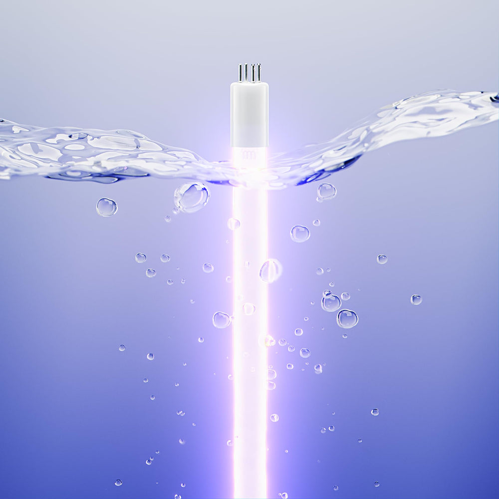 LSE Lighting lamp next to ruler showing 9-inch size for accurate replacement fit
