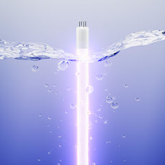 LSE Lighting lamp next to ruler showing 9-inch size for accurate replacement fit