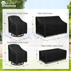 LSongSKY 600D fabric texture close-up shows durable waterproof weave