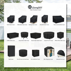 LSongSKY close-up of 600D Oxford fabric showing durable waterproof texture
