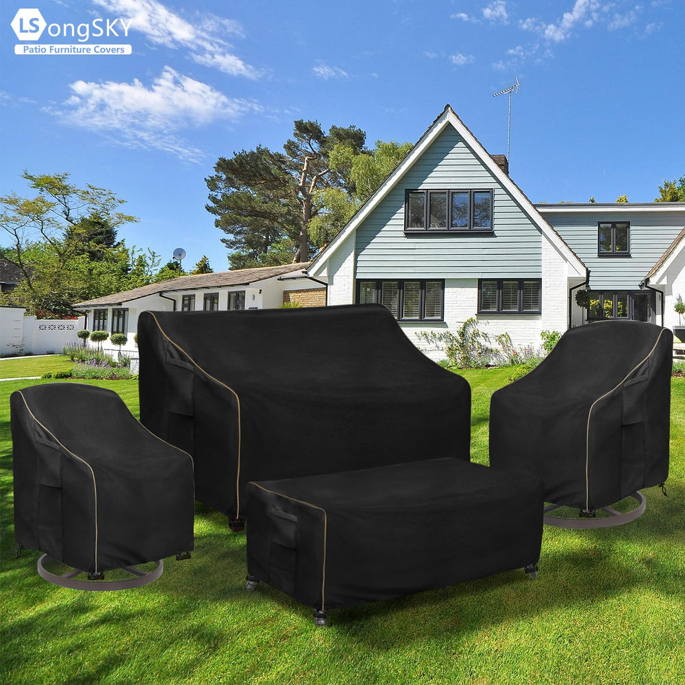 LSongSKY covered patio lifestyle scene keeps furniture clean and dry