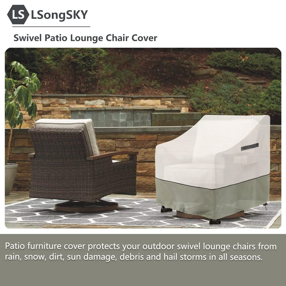 LSongSKY folded cover in storage bag for compact seasonal storage convenience