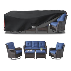 LSongSKY front view on sectional showing full coverage and protection
