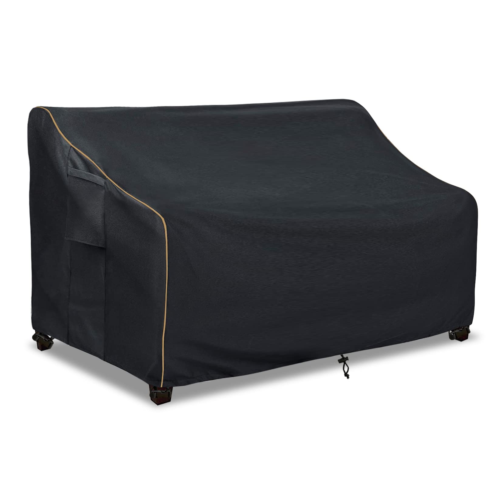 LSongSKY front view of covered patio sofa protecting furniture from weather