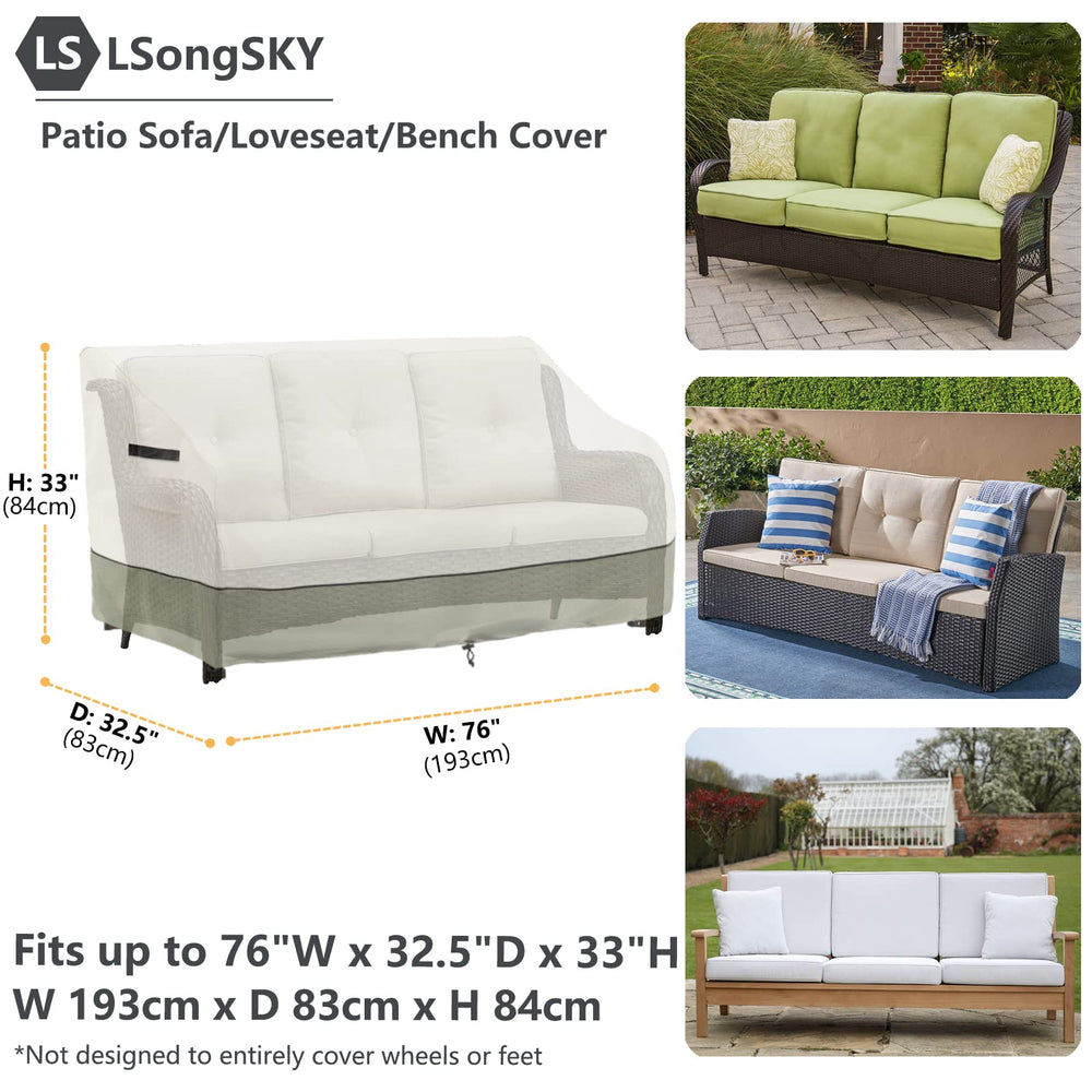 LSongSKY snap strap detail fastened under leg, secures cover in wind benefit