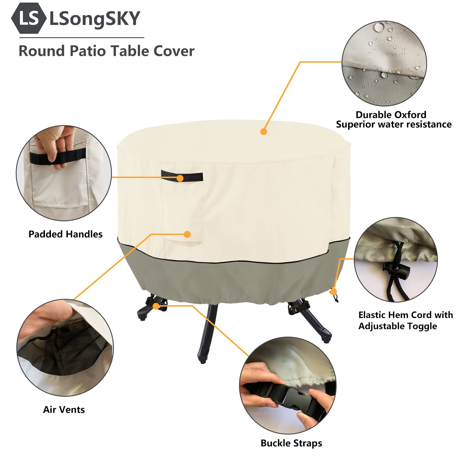 LSongSKY air vent detail with stitching to reduce condensation
