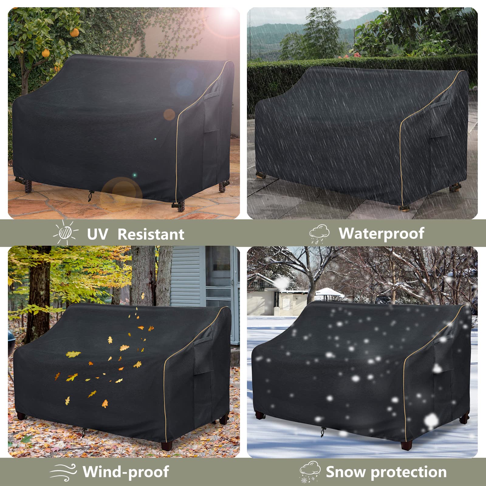 LSongSKY cover repelling rain and snow showing weather resistance benefit