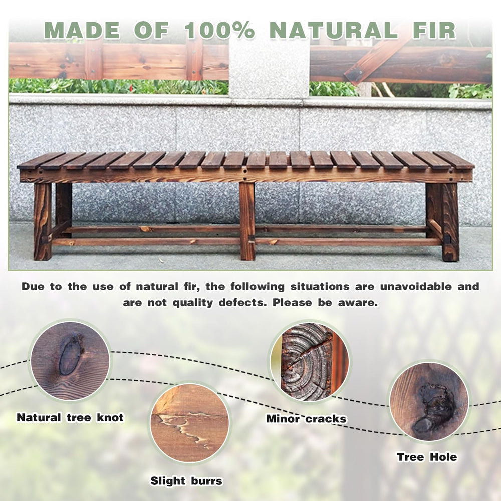 LSPYYDS bench on patio illustrating how it enhances outdoor living spaces