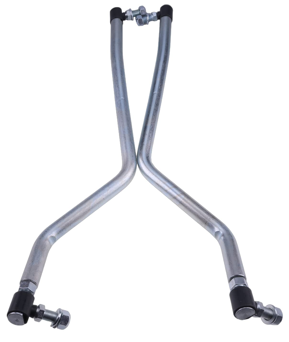 LSSOCH drag links installed on tractor front assembly for restored control