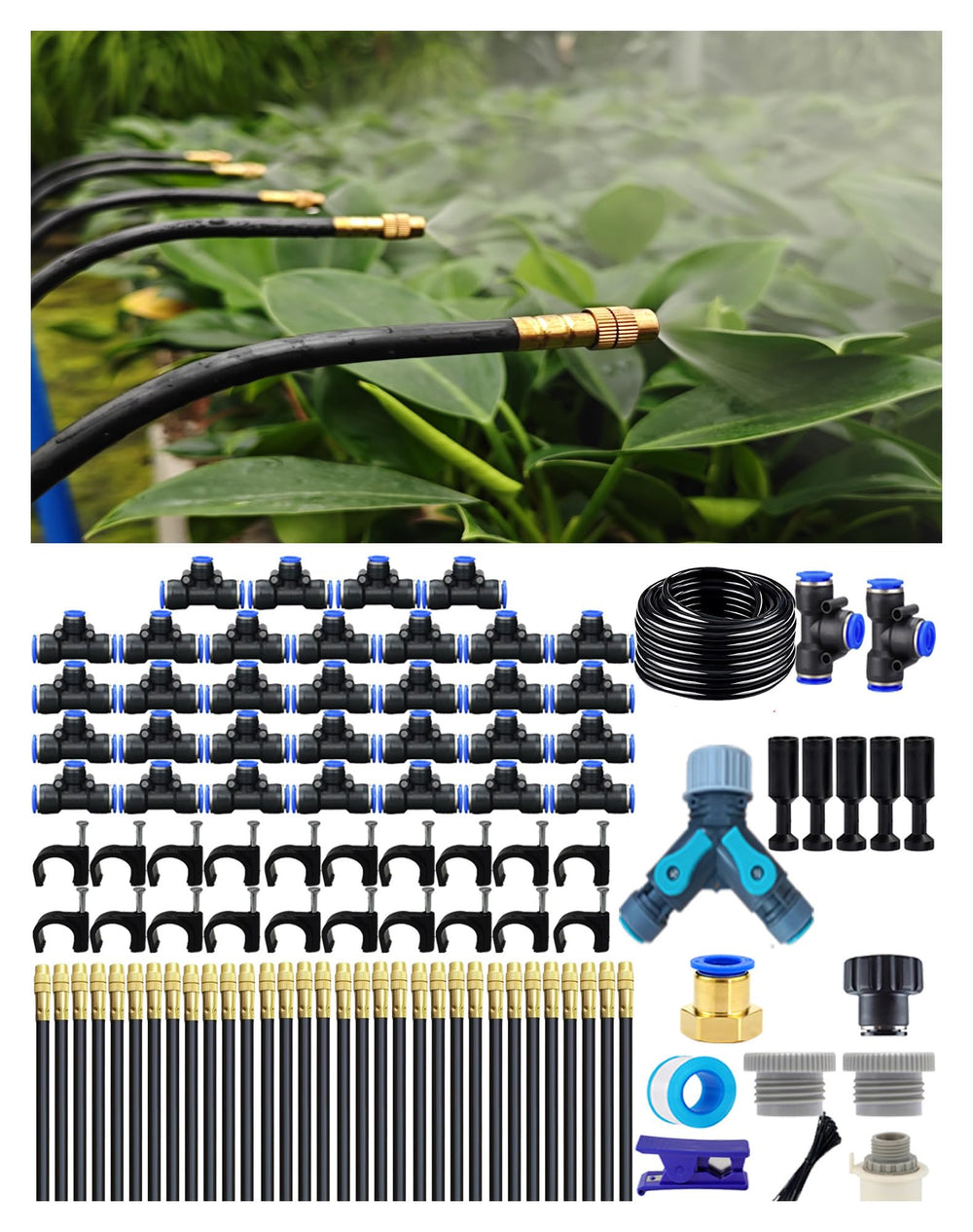 LSYLMYCW full kit layout showing included parts and quick installation benefit
