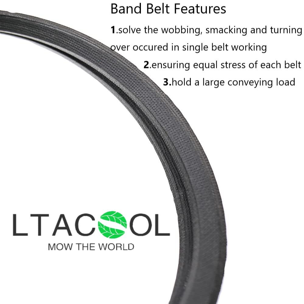 LTA LTACOOL belt tread texture close-up showing high cut resistance