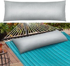LTHCCOU front view of oversized hammock pillow showing full length and shape for comfortable lounging