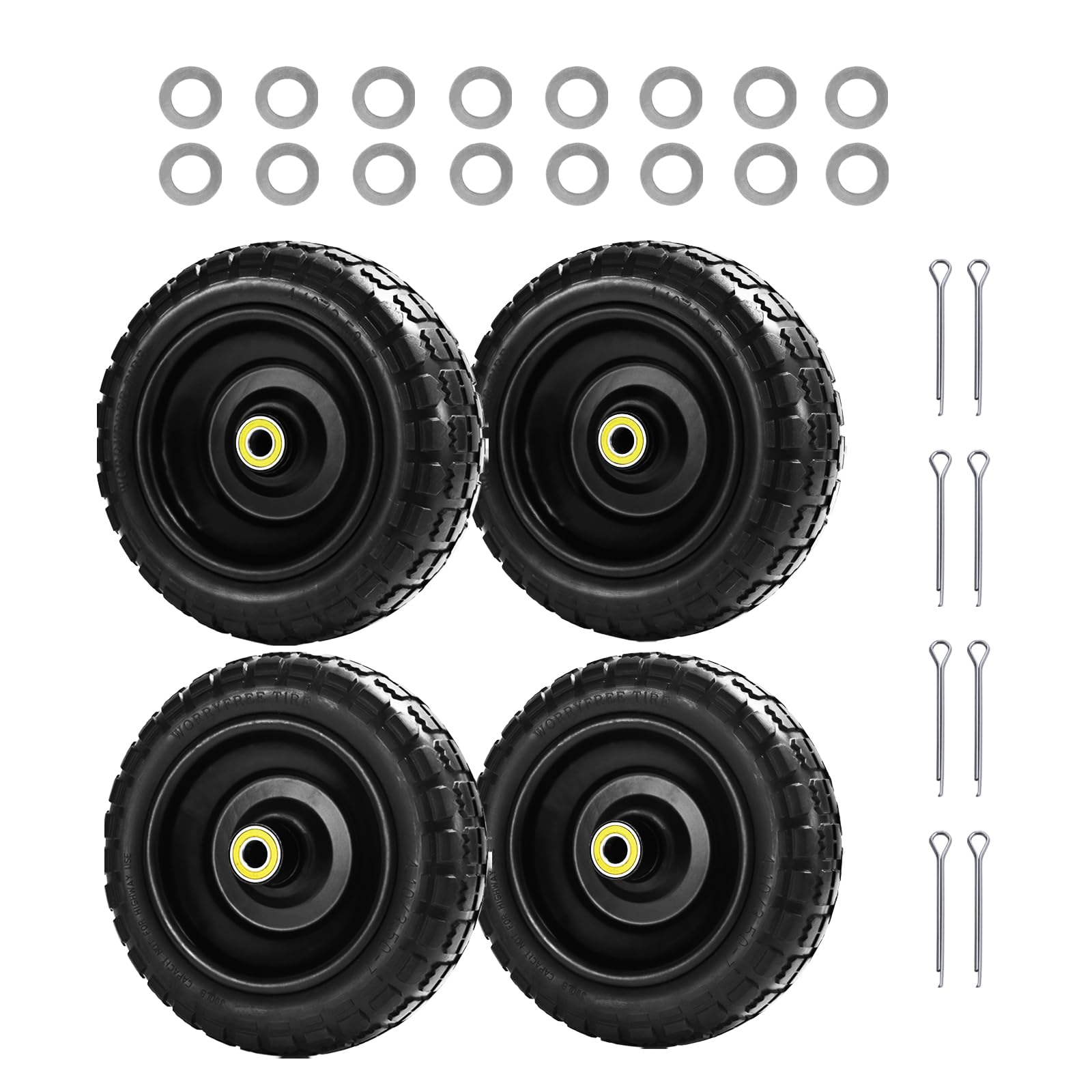 LTNICER front view of 4-pack replacement tires showing complete set benefit