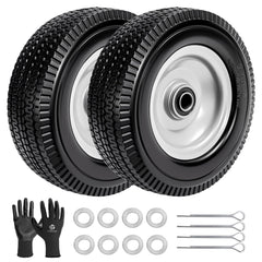 LTNICER front view of 10 inch wheel showing ready-to-install reliability