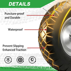 LTNICER hub bore detail showing centered 5/8 inch axle compatibility