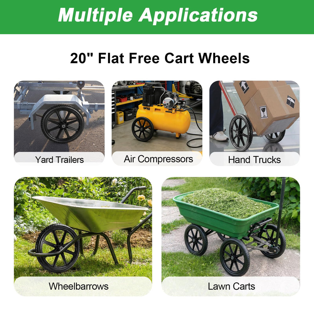 LTNICER mounted on a garden cart illustrating easy installation