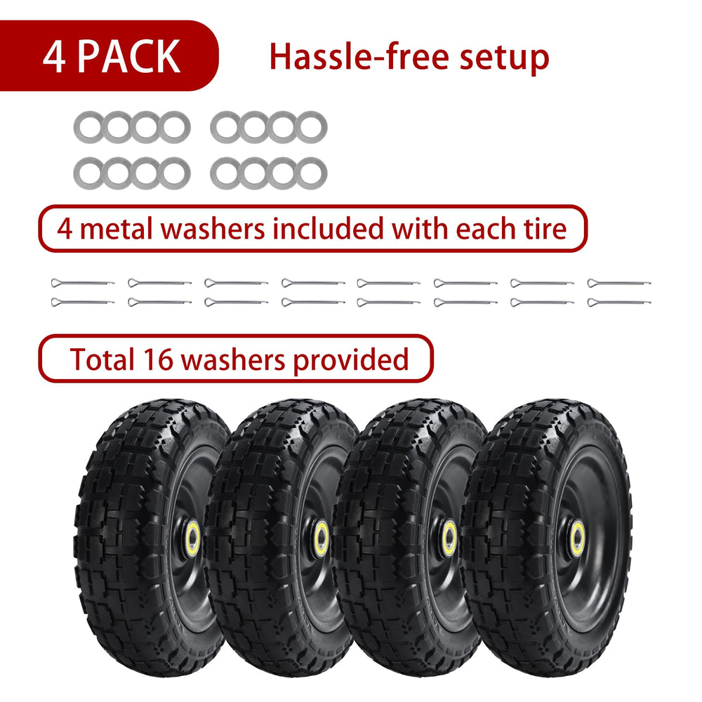 LTNICER kit contents with washers and cotter pins for quick installation