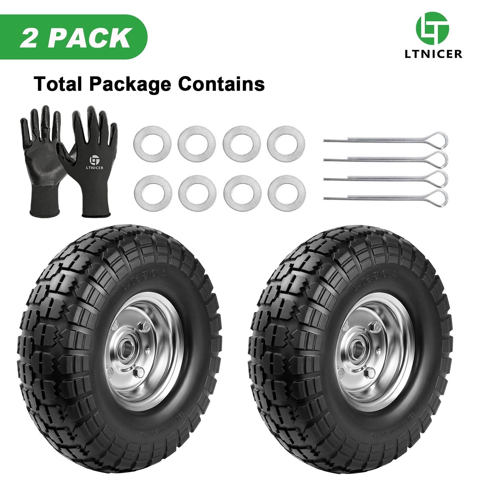 LTNICER outdoors on a yard trailer showing heavy-duty use benefit