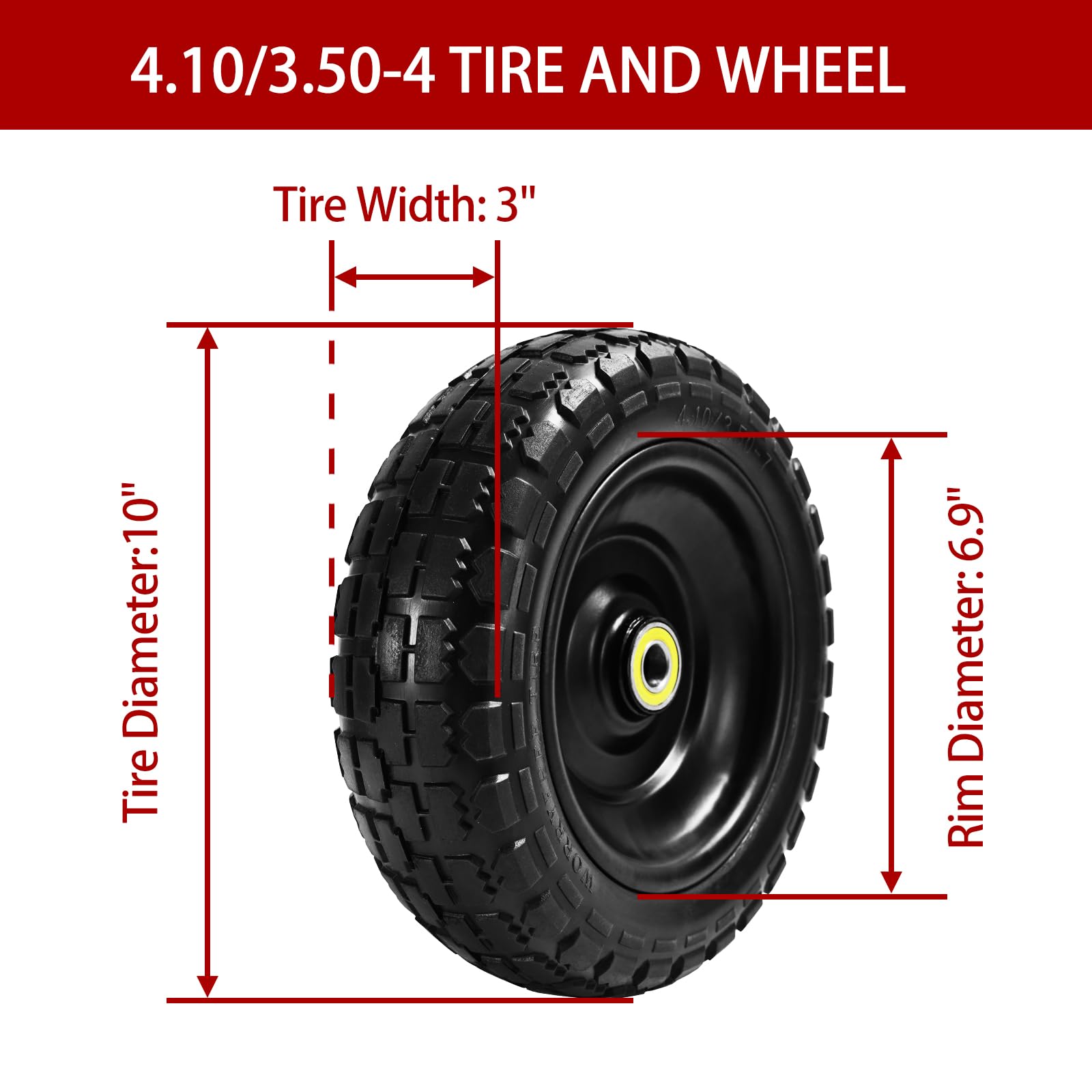 LTNICER close-up tread pattern offering durable grip and wear resistance