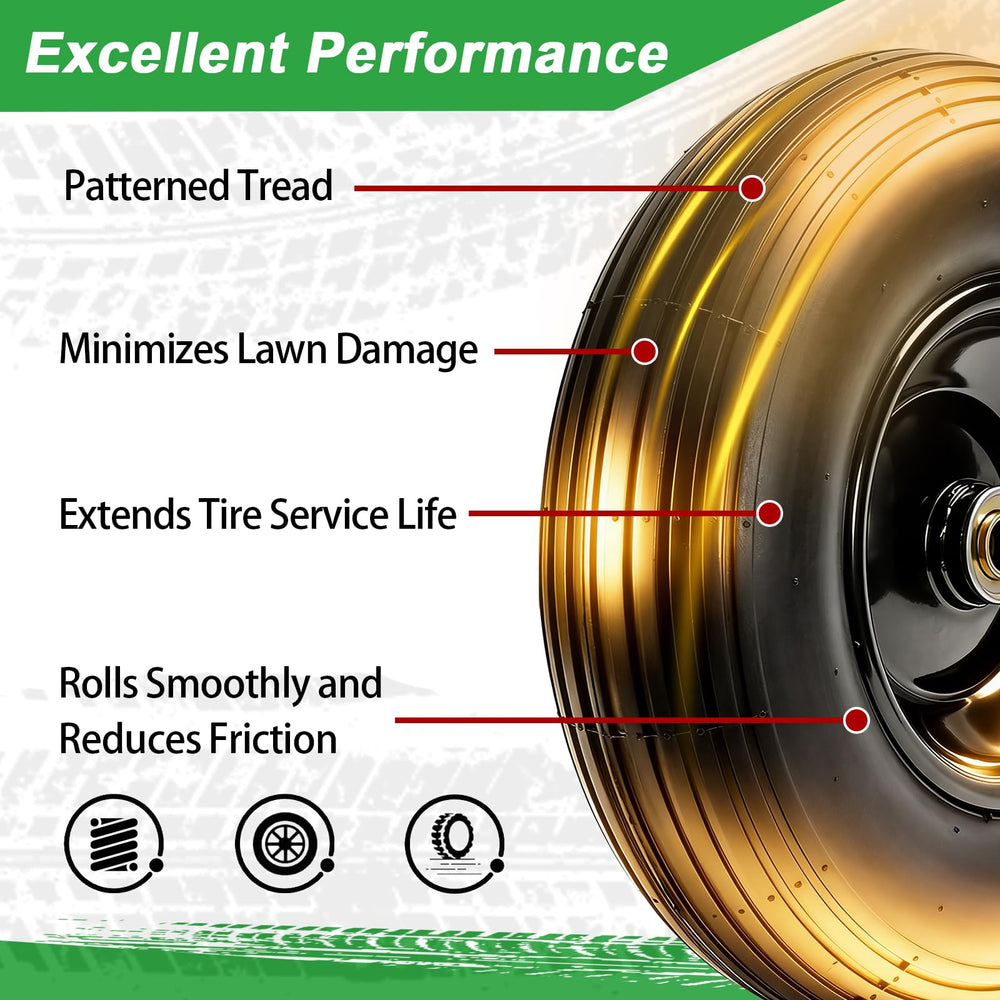 LTNICER side profile of inflated 13-inch tire demonstrating shock absorption for smoother rides