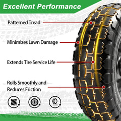 LTNICER side profile highlighting metal rim and 2.1" hub offset benefit: reinforced support