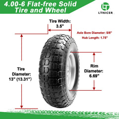 LTNICER close-up of steel rim highlighting reinforced edge for impact resistance