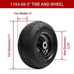 LTNICER close-up of tread pattern providing improved turf traction