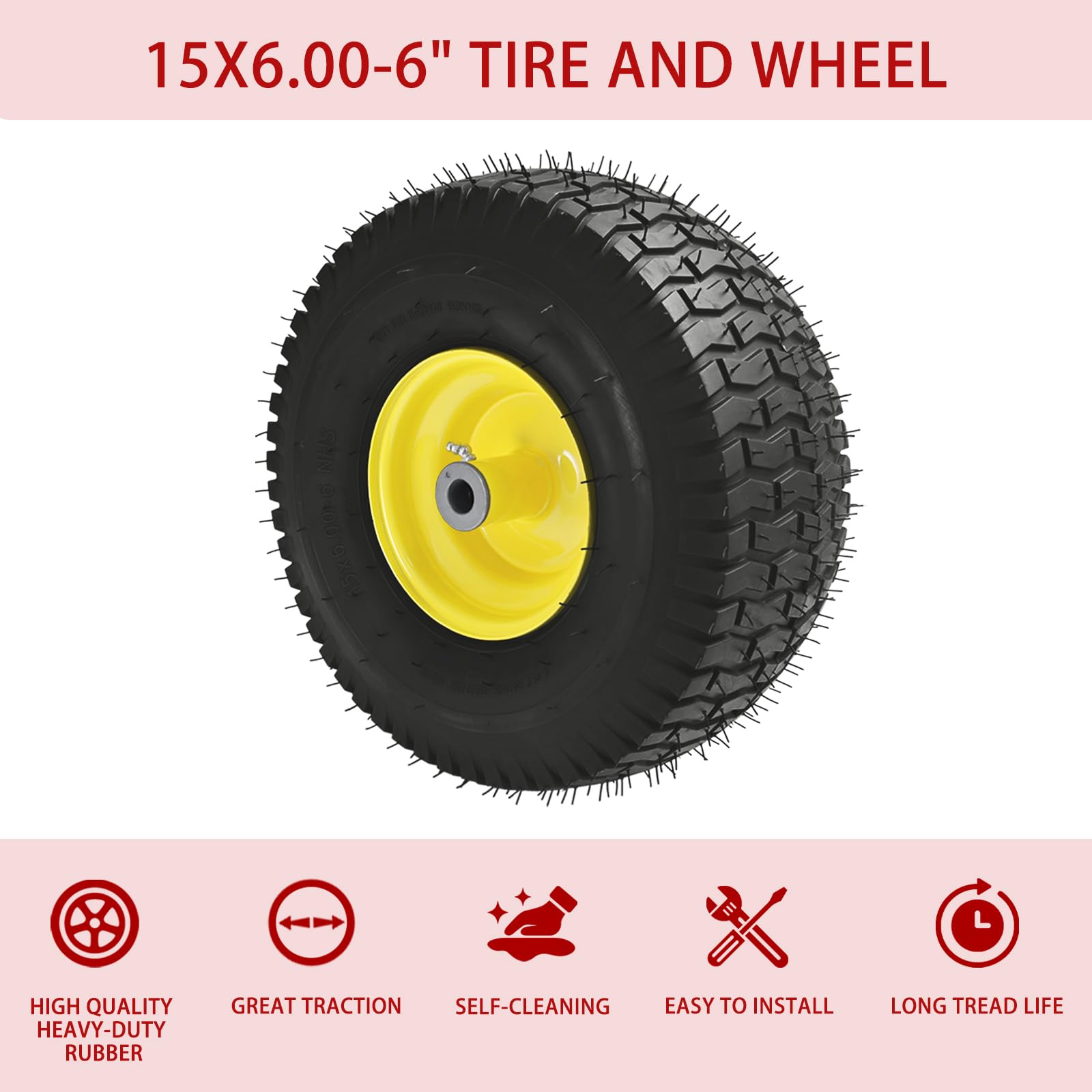 LTNICER tread close-up showing multi-trace pattern for reliable traction
