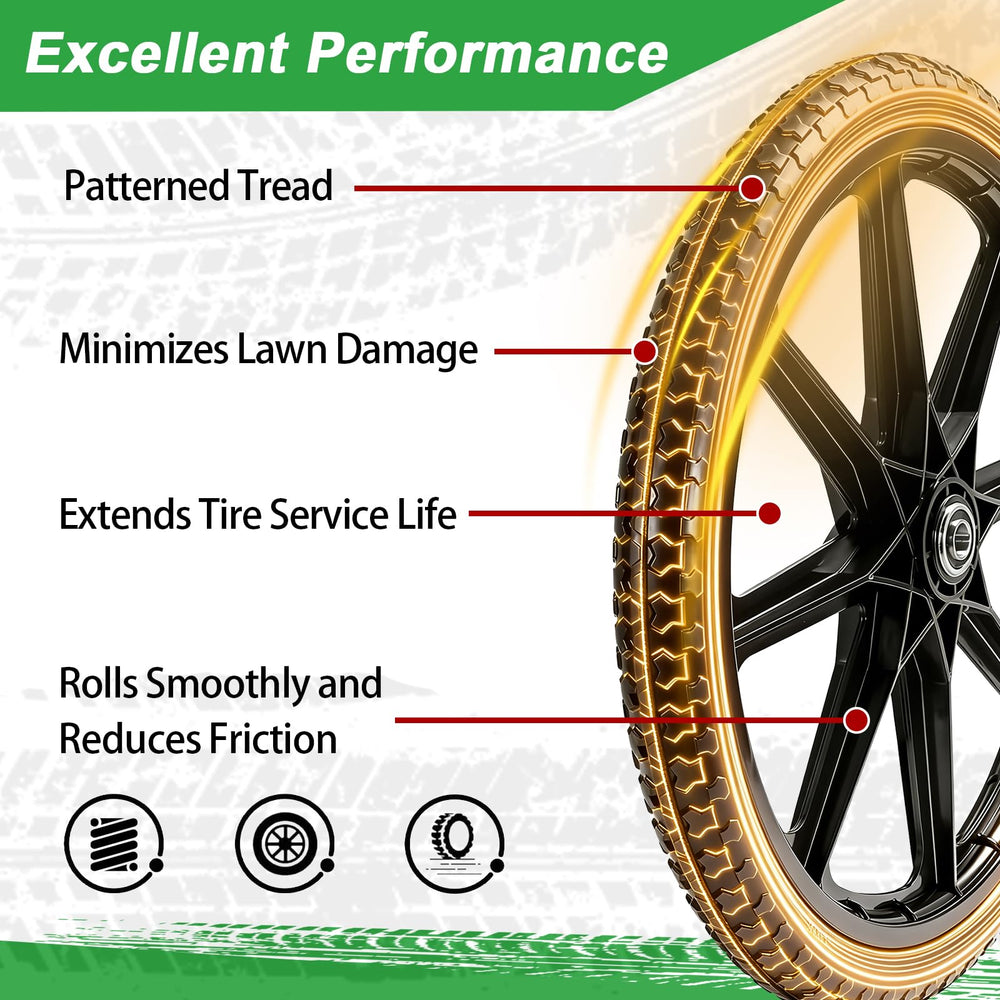 LTNICER sawtooth tread detail providing improved grip on turf