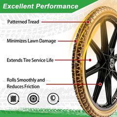LTNICER sawtooth tread detail providing improved grip on turf