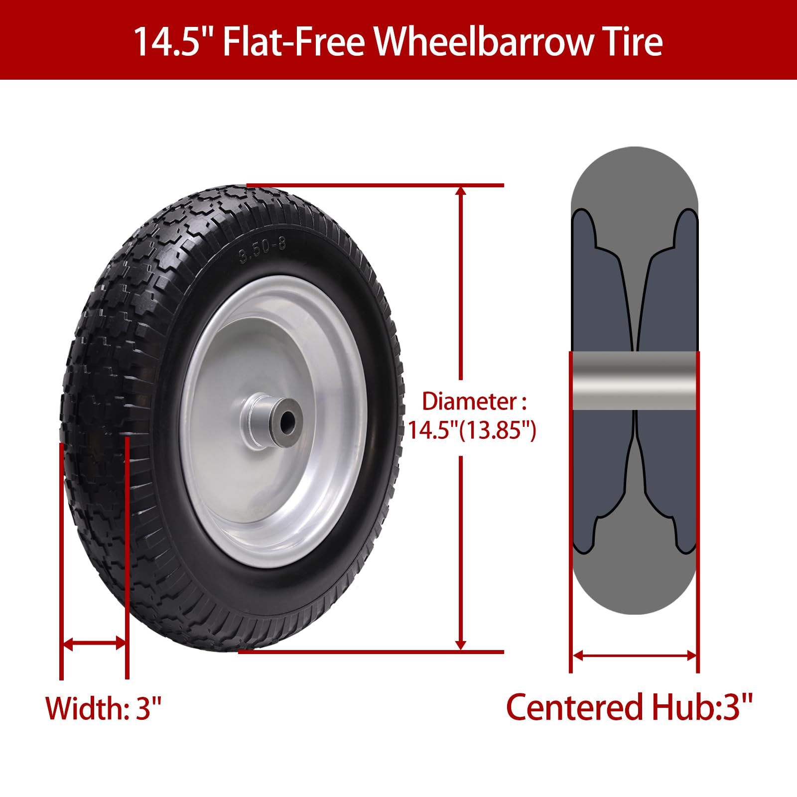 LTNICER close-up of welded rim highlighting strength and stability