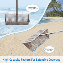 LTSEAME auxiliary handle detail showing ergonomic grip benefit: reduced effort