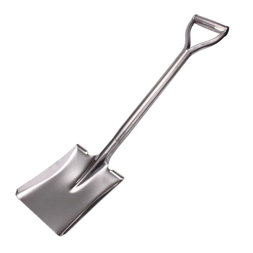LUBAN front view of flat head shovel showing full tool and balance benefit