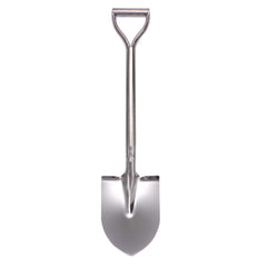LUBAN close-up of sharpened round point blade highlighting corrosion-resistant finish