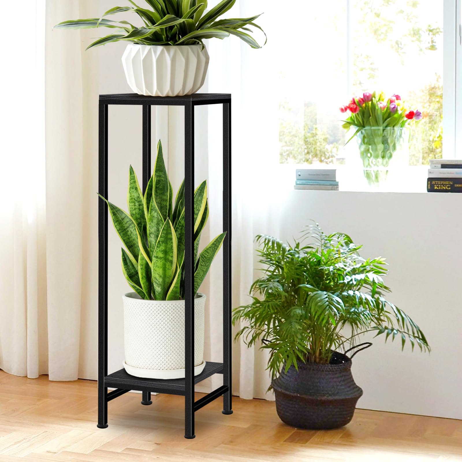 LUBORN close-up of heavy-duty metal frame highlighting durable support